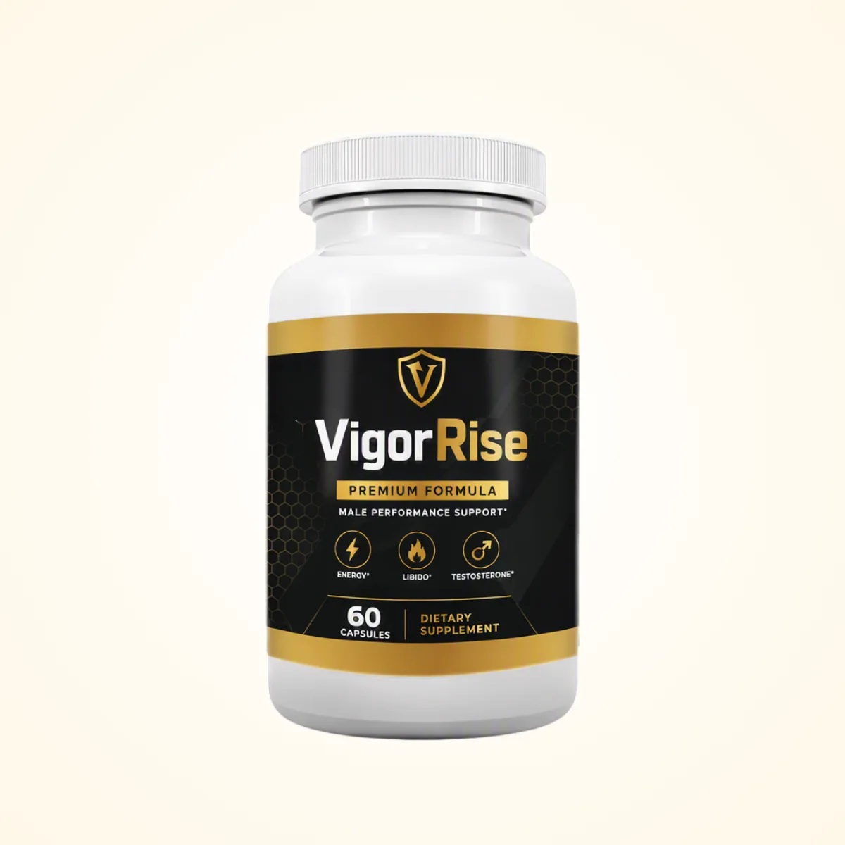 VigorRise Capsules premium formula bottle, 60 capsules